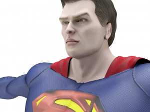 Man Of Steel Superman Classic 3D Model