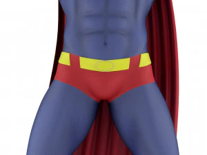 Man Of Steel Superman Classic 3D Model