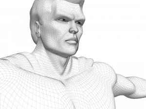 Man Of Steel Superman Classic 3D Model