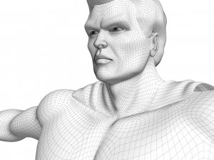 Man Of Steel Superman Classic 3D Model