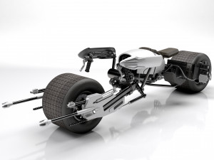 Batpod The Dark Knight 3D-Modell