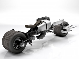 Batpod The Dark Knight 3D-Modell
