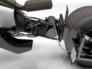 Batpod The Dark Knight 3D-Modell