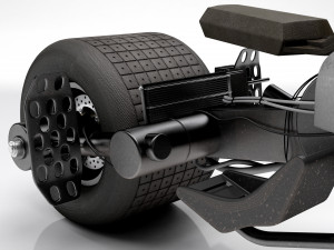 Batpod The Dark Knight 3D-Modell