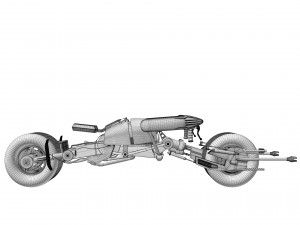 Batpod The Dark Knight 3D-Modell