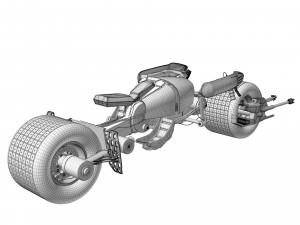 Batpod The Dark Knight 3D-Modell
