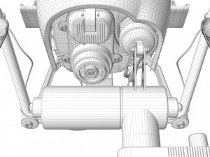 Batpod The Dark Knight 3D-Modell