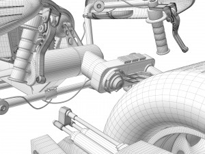 Batpod The Dark Knight 3D-Modell