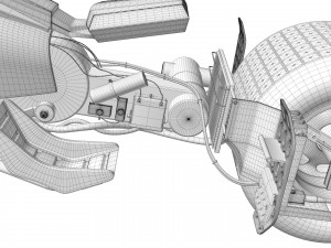 Batpod The Dark Knight 3D-Modell