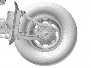 Batpod The Dark Knight 3D-Modell