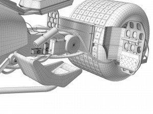 Batpod The Dark Knight 3D-Modell