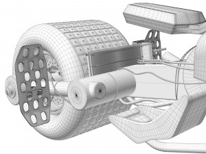 Batpod The Dark Knight 3D-Modell