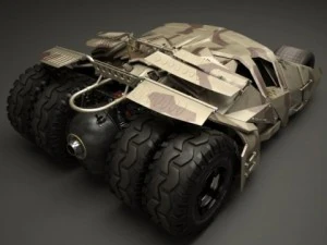 batmobile tumbler the dark knight 3D Model