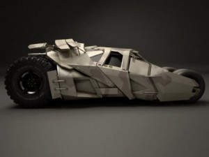 batmobile tumbler the dark knight 3D 模型