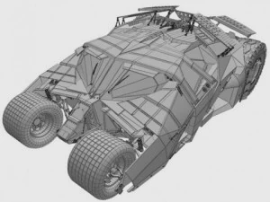 batmobile tumbler the dark knight 3D Model