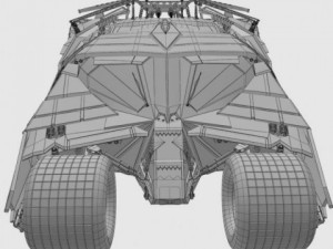 batmobile tumbler the dark knight 3D 模型