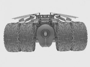 batmobile tumbler the dark knight 3D Model