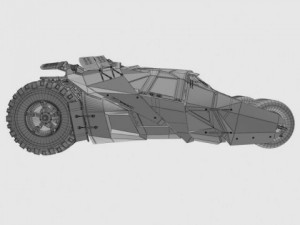 batmobile tumbler the dark knight 3D 模型