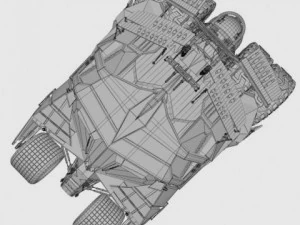 batmobile tumbler the dark knight 3D Model