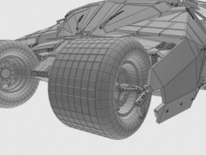 batmobile tumbler the dark knight 3D 模型