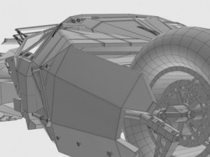 batmobile tumbler the dark knight 3D 模型