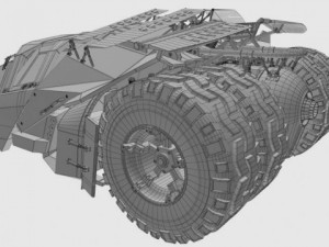 batmobile tumbler the dark knight 3D 模型