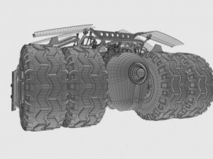 batmobile tumbler the dark knight 3D 模型