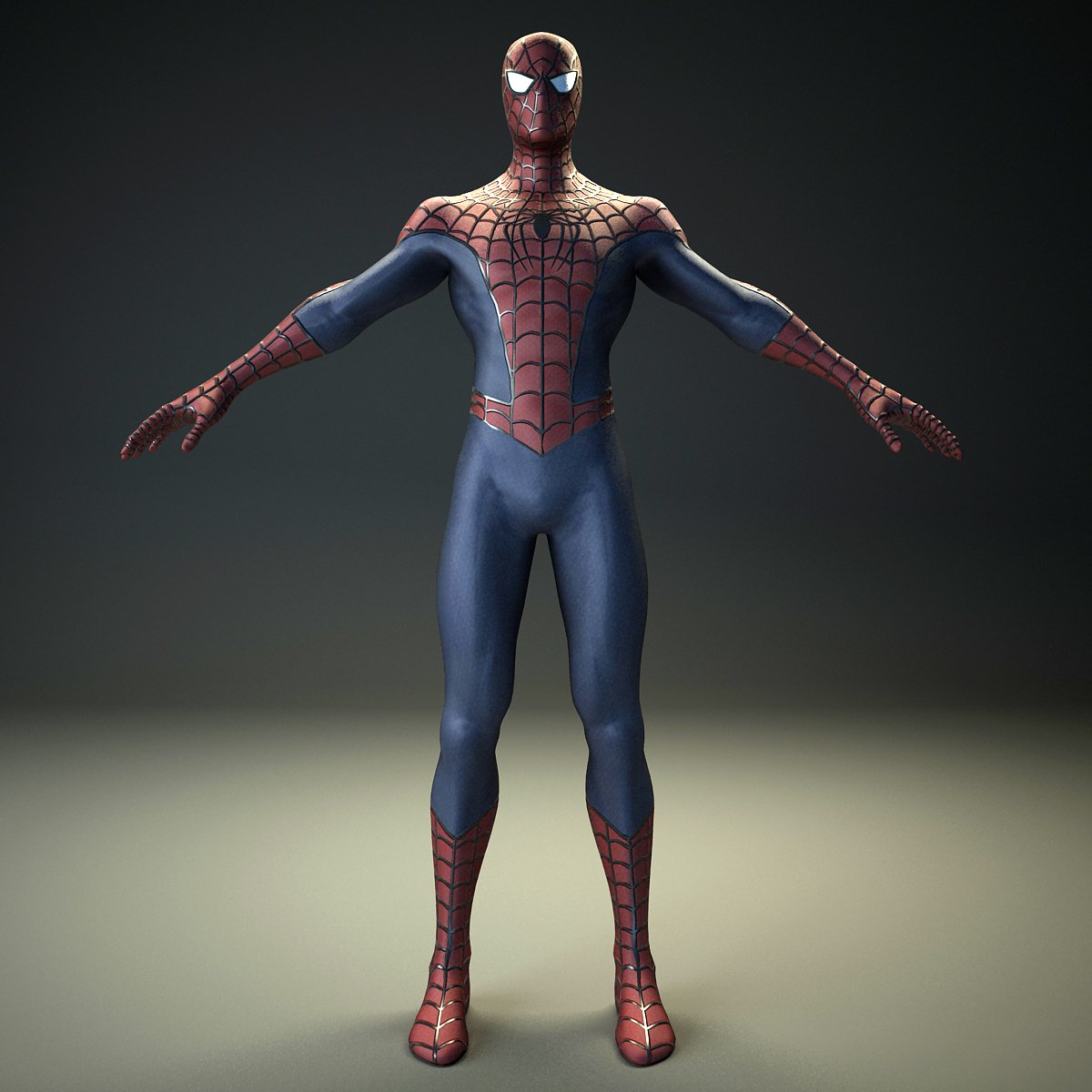 Spider Man Classic 3d Model In Man 3dexport