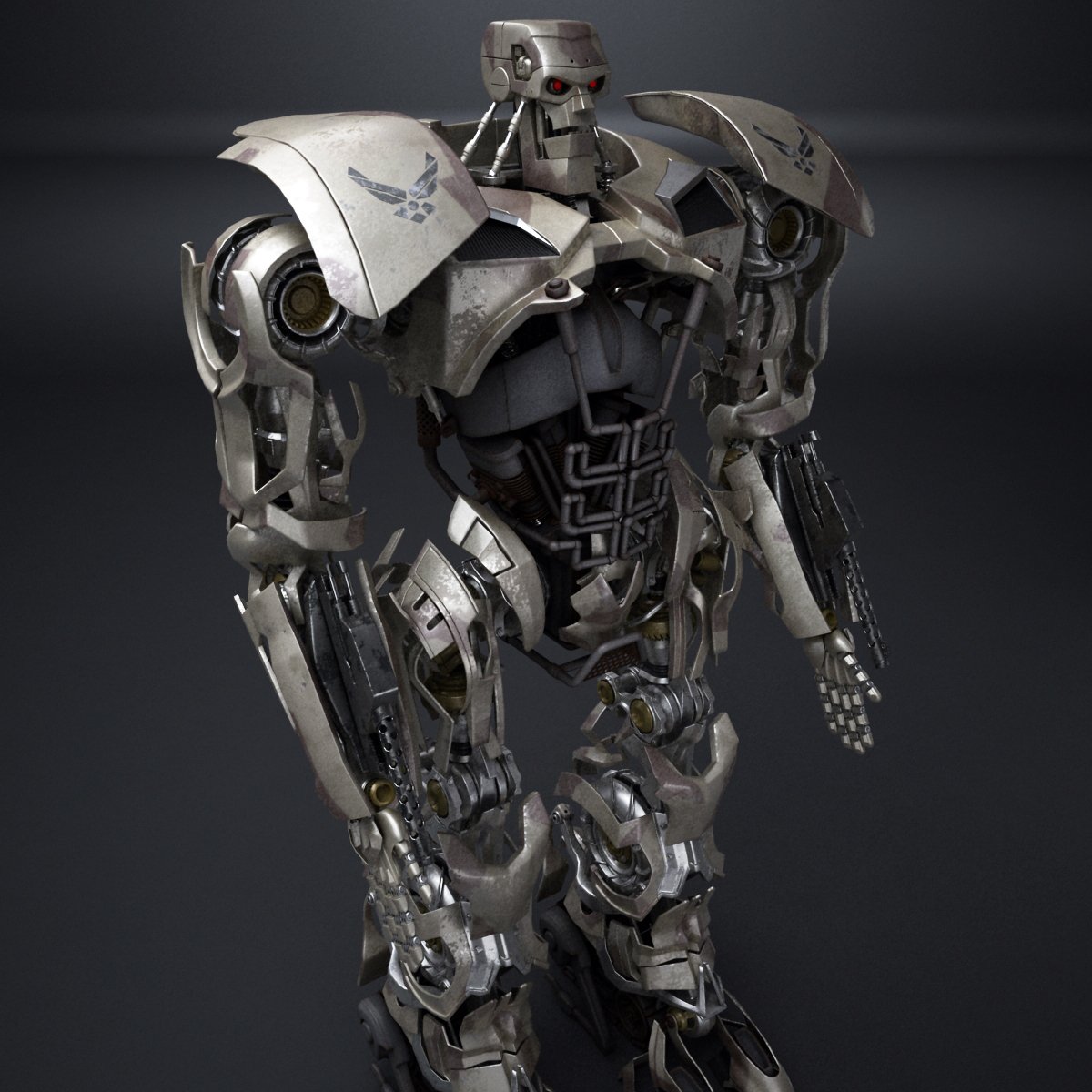 Robot Warrior 3d Model In Robot 3dexport