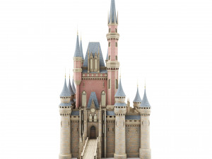 Fantasy castle 3D Model