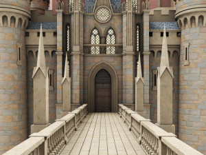 Fantasy castle 3D Model