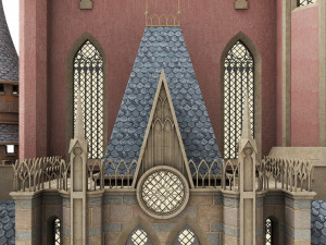 Fantasy castle 3D Model