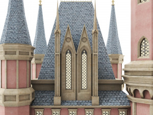 Fantasy castle 3D Model