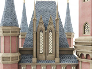 Fantasy castle 3D Model