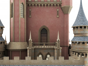 Fantasy castle 3D Model
