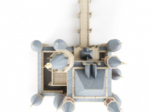 Fantasy castle 3D Model