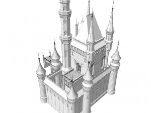 Fantasy castle 3D Model