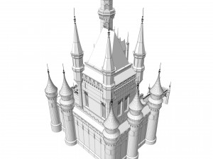 Fantasy castle 3D Model