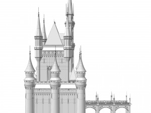 Fantasy castle 3D Model