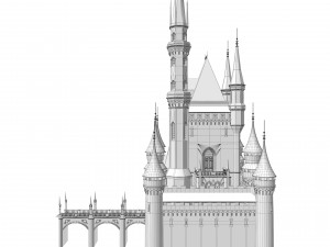 Fantasy castle 3D Model