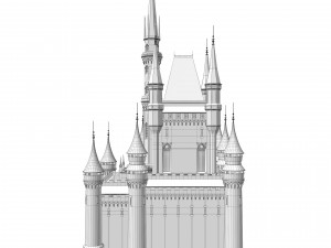 Fantasy castle 3D Model