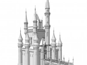 Fantasy castle 3D Model