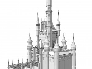 Fantasy castle 3D Model