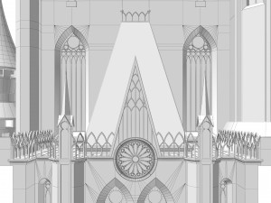 Fantasy castle 3D Model