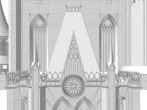 Fantasy castle 3D Model