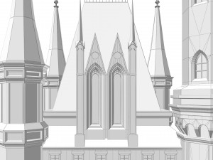 Fantasy castle 3D Model