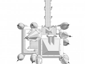 Fantasy castle 3D Model