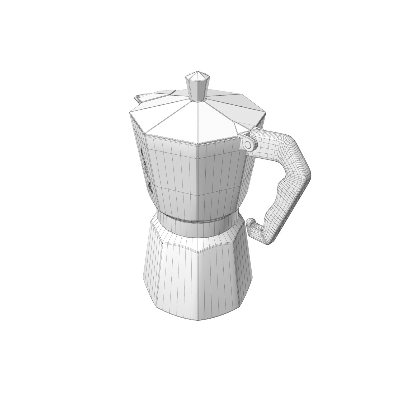 Bialetti Coffee Moka Induction Pot 3D model