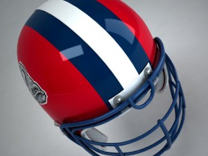 football helmet Modèle 3D