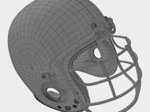 football helmet Modèle 3D